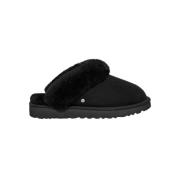 UGG Klassiska tofflor med fårskinnfoder Black, Dam