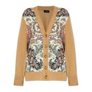 Etro Cardigan av blandade material Multicolor, Dam