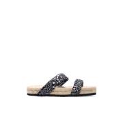 Manebí Flip Flops Sliders Black, Dam