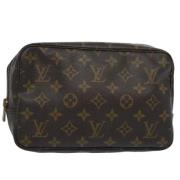 Louis Vuitton Vintage Pre-owned Canvas kuvertvskor Brown, Dam