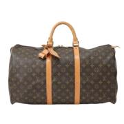 Louis Vuitton Vintage Pre-owned Canvas handvskor Brown, Dam