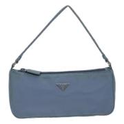 Prada Vintage Pre-owned Tyg prada-vskor Blue, Dam