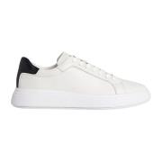 Calvin Klein vita lädersneakers White, Herr