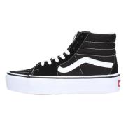 Vans Hög-Top Plattform Sneakers Black, Dam