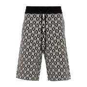 Mackage Mesh Beecher Shorts - Monogram Jacquard Design Multicolor, Her...