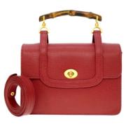 Gucci Vintage Pre-owned Tyg gucci-vskor Red, Dam