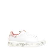 Premiata Högkvalitativa lädersneakers White, Dam