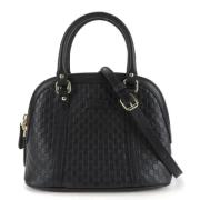 Gucci Vintage Pre-owned Laeder handvskor Black, Dam