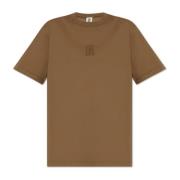 By Malene Birger T-shirt med Fayeh-logotyp Brown, Dam