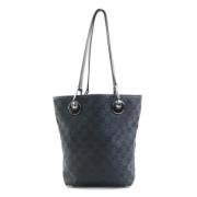 Gucci Vintage Pre-owned Canvas axelremsvskor Black, Dam