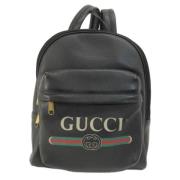 Gucci Vintage Pre-owned Laeder axelremsvskor Black, Dam