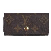 Louis Vuitton Vintage Pre-owned Canvas nyckelhllare Brown, Dam