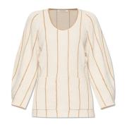 By Malene Birger Randig tröja Zoita Beige, Dam