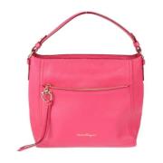 Salvatore Ferragamo Pre-owned Pre-owned Tyg handvskor Pink, Dam