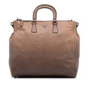 Prada Vintage Pre-owned Laeder prada-vskor Brown, Dam