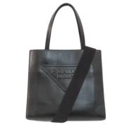 Prada Vintage Pre-owned Tyg prada-vskor Black, Dam