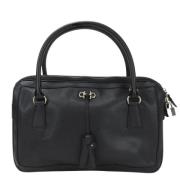 Salvatore Ferragamo Pre-owned Pre-owned Tyg handvskor Black, Dam