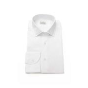 Bagutta Slim Fit Bomull Skjorta White, Herr