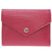 Louis Vuitton Vintage Pre-owned Tyg plnbcker Red, Dam