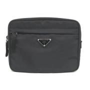 Prada Vintage Pre-owned Tyg prada-vskor Black, Dam