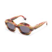 Marni VJU IK KIL Cenote Spacey Stripey Sunglasses Multicolor, Dam