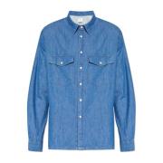 PS By Paul Smith Denim skjorta Blue, Herr