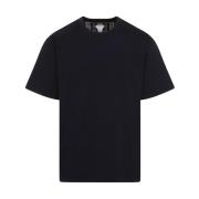 Bottega Veneta Navy Check T-Shirt Blue, Herr