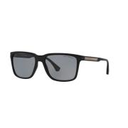 Emporio Armani 4047 Solglasögon i Svart Gummi Black, Herr