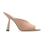 Jimmy Choo Hälsade tofflor 'Maryanne' Pink, Dam