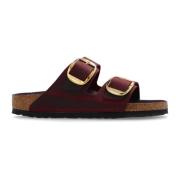 Birkenstock Tofflor 'Arizona Big Buckle' Red, Dam