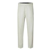 Selected Homme Linne Chino Byxor Sand Elfenben Beige, Herr