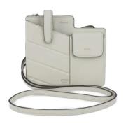 Fendi Vintage Pre-owned Laeder axelremsvskor White, Dam