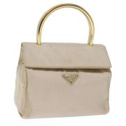 Prada Vintage Pre-owned Tyg prada-vskor Beige, Dam