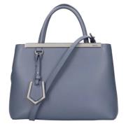 Fendi Vintage Pre-owned Laeder axelremsvskor Blue, Dam