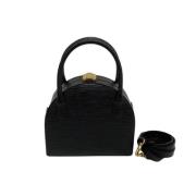 Fendi Vintage Pre-owned Laeder handvskor Black, Dam