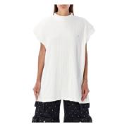 The Attico Vit Laurie T-shirt White, Dam