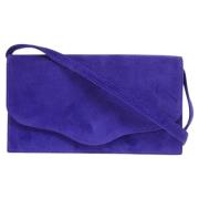 Hermès Vintage Pre-owned Tyg axelremsvskor Purple, Dam