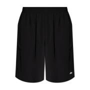 Balenciaga Shorts med tryckt logotyp Black, Herr