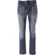 Emporio Armani Blå Denim Slim Fit Jeans Blue, Herr