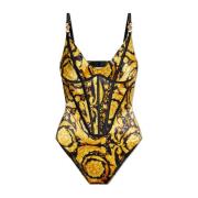 Versace Mönstrad bodysuit Multicolor, Dam