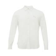 Armani Exchange Vit Elegant Ekologisk Bomull Skjorta White, Herr