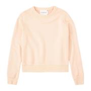 Closed Orange Sweatshirt med Rund Hals Orange, Dam