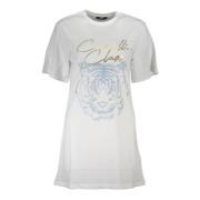 Cavalli Class Dam Logo Print T-shirt White, Dam