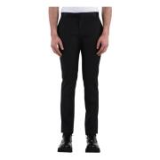 Tagliatore Slim-Fit Ullbyxor Black, Herr