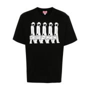 Kenzo Svart Bomull Jersey Crew Neck T-shirt Black, Herr