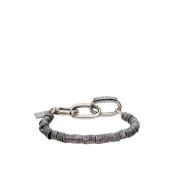 Goti 925 Silver Armband Gray, Dam