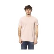 Distretto12 Rosa T-shirt med rund hals Pink, Herr