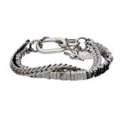 Goti 925 Silver Armband Gray, Dam