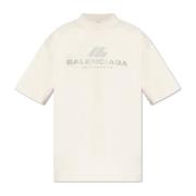 Balenciaga Tryckt T-shirt Gray, Herr