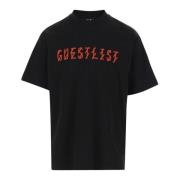 44 Label Group Bomull Crew Neck Logo Print T-Shirt Black, Herr